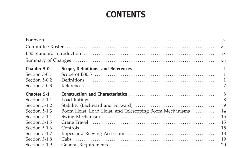 ASME B30.5:2011 pdf download