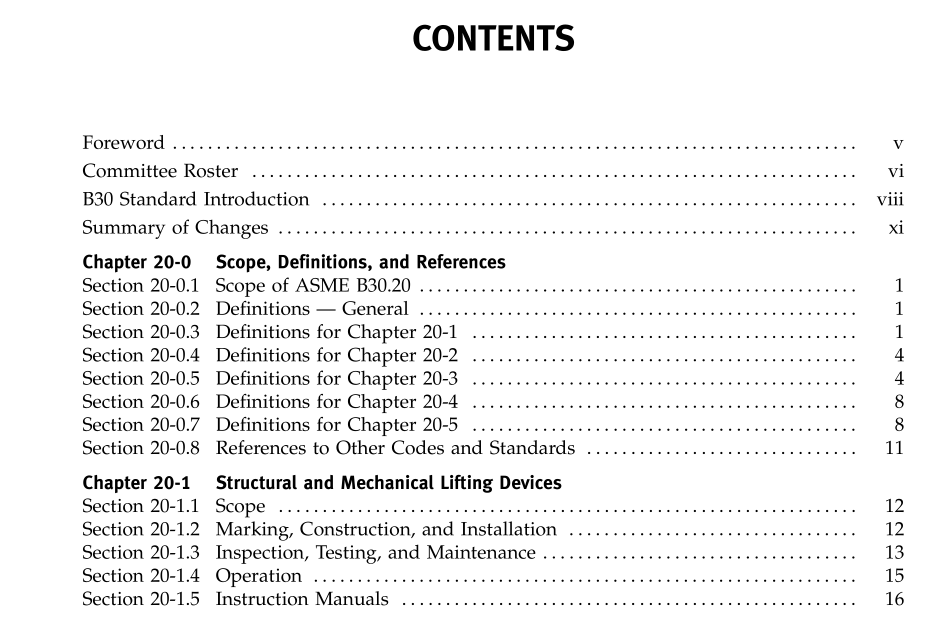 ASME B30.20:2006 pdf download