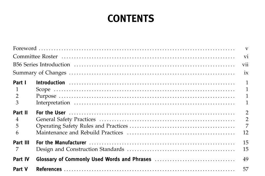 ASME B56.1:2004 pdf download