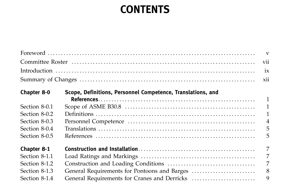 ASME B30.8:2015 pdf download