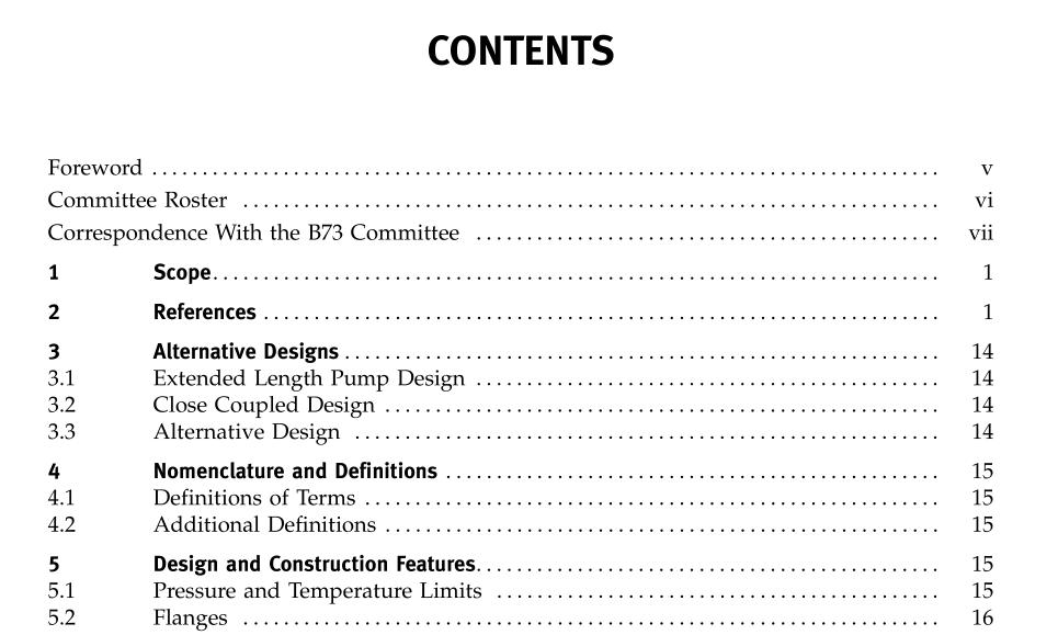 ASME B73.3:2015 pdf download