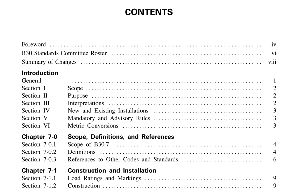 ASME B30.7:2001 pdf download