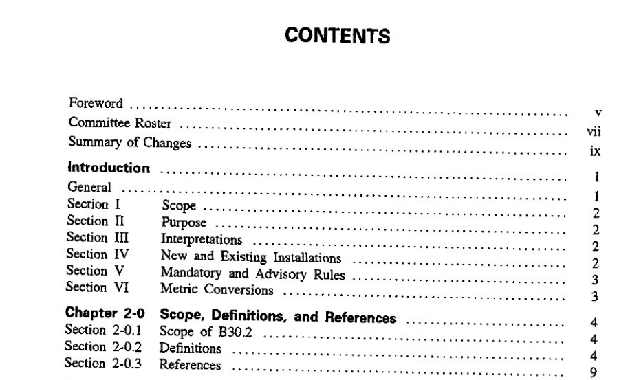 ASME B30.2:2001 pdf download