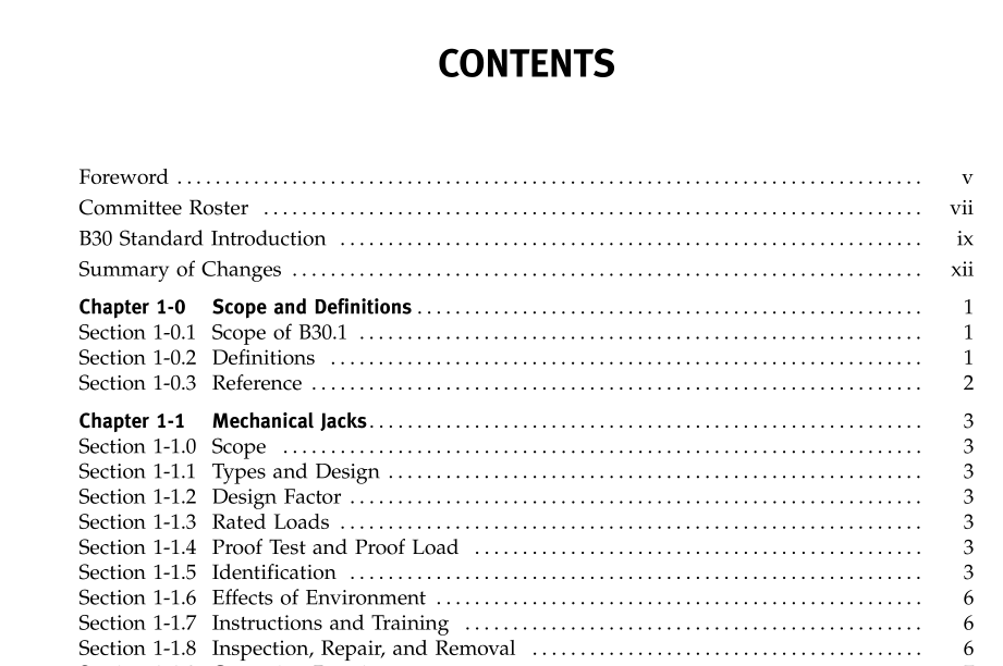 ASME B30.1:2009 pdf download