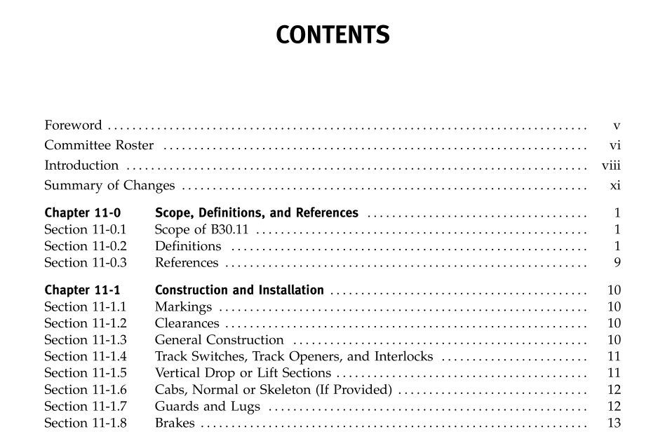 ASME B30.11:2004 pdf download