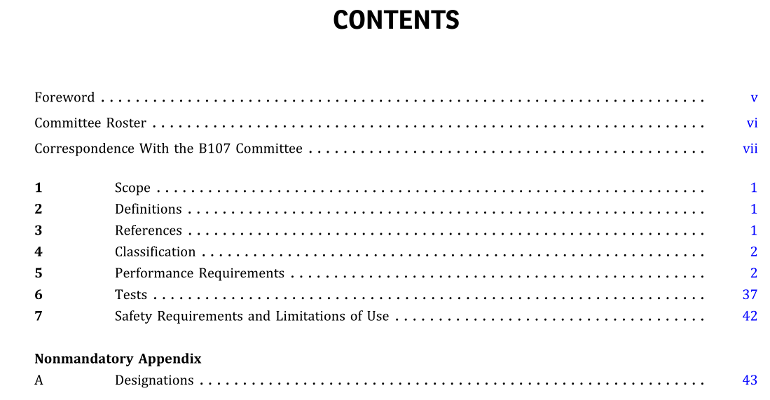 ASME B107.100:2020 pdf download