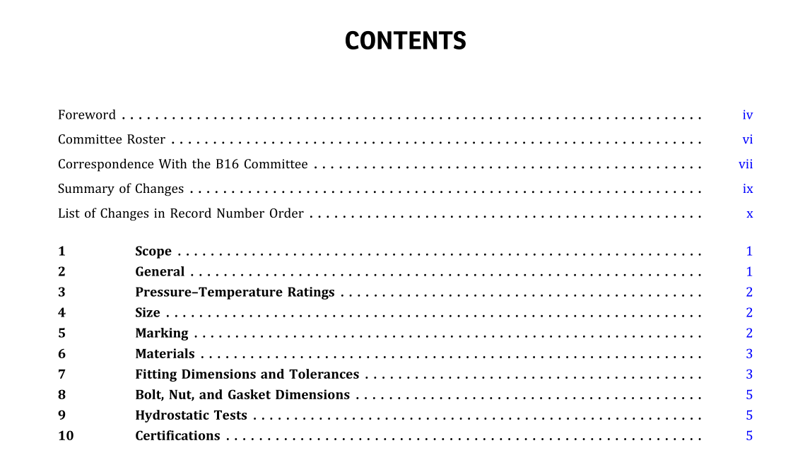 ASME B16.1:2020 pdf download