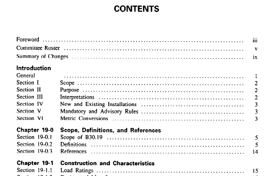 ASME B30.19:2000 pdf download