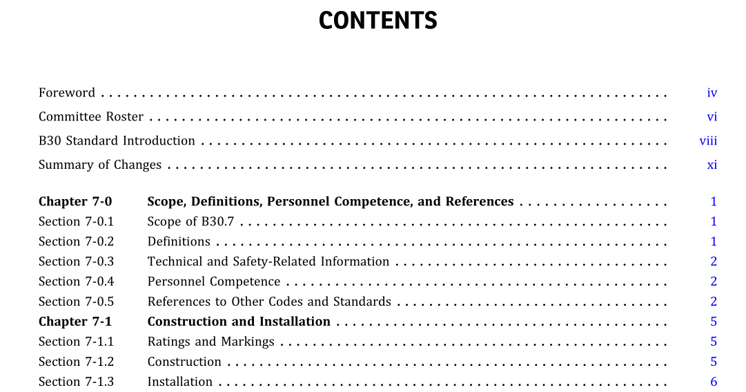 ASME B30.7:2021 pdf download