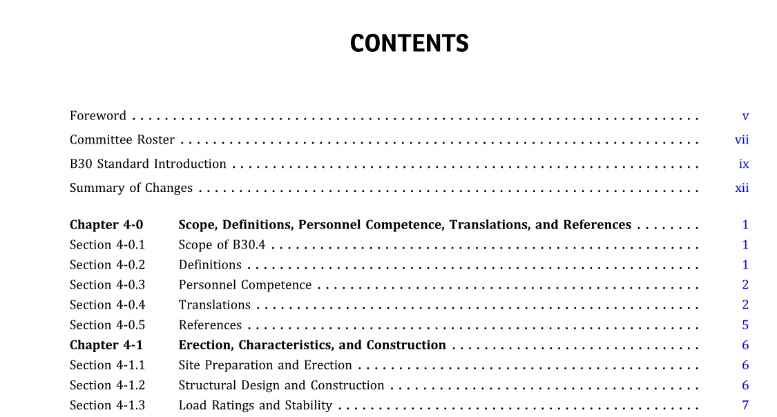 ASME B30.4:2020 pdf download