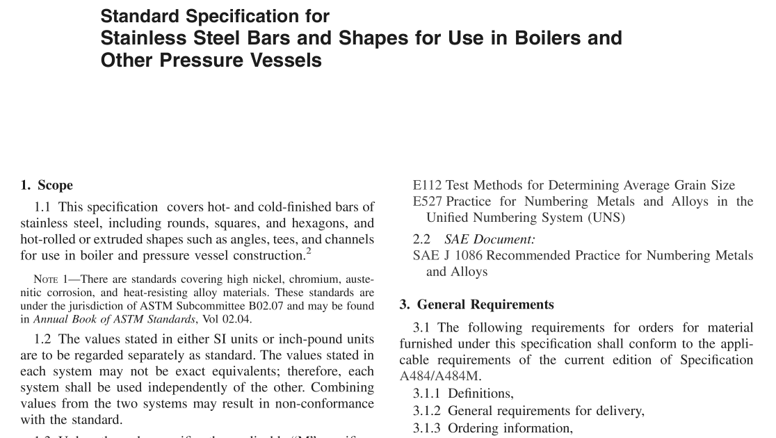 ASME SA-479:2019 pdf download