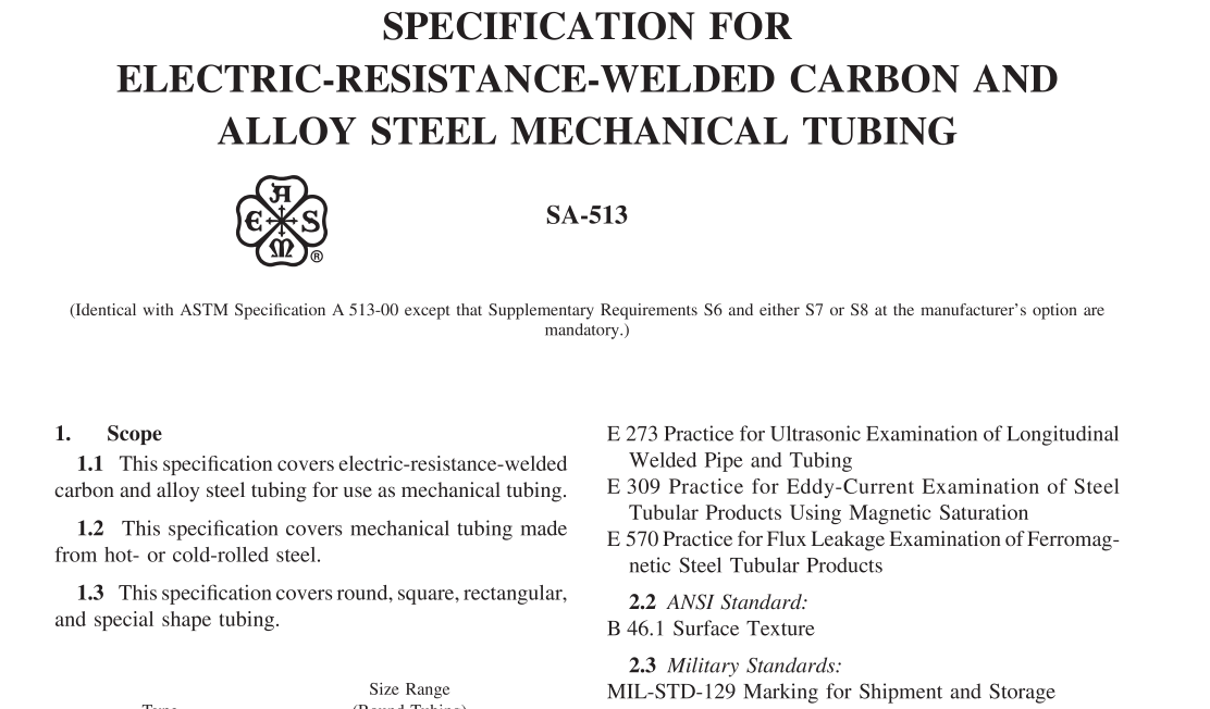 ASME SA-513:2021 pdf download