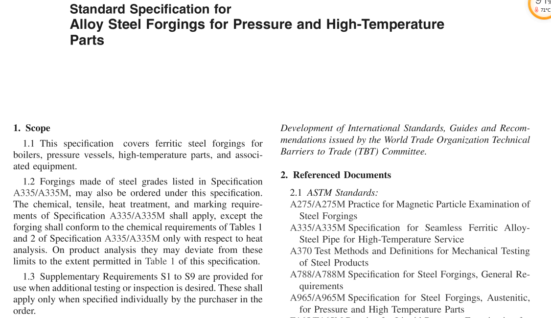 ASME SA-336:2019 pdf download