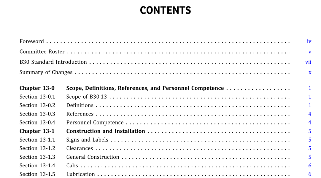 ASME B30.13:2022 pdf download