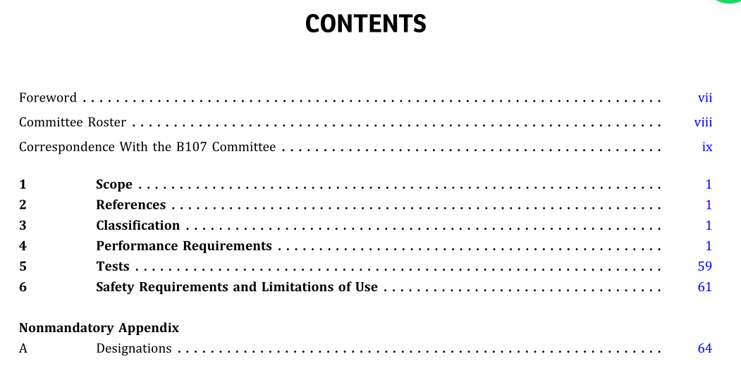 ASME B107.110:2019 pdf download