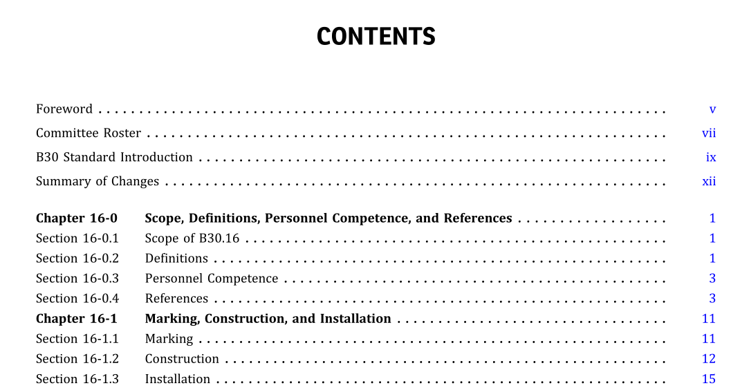 ASME B30.16:2022 pdf download