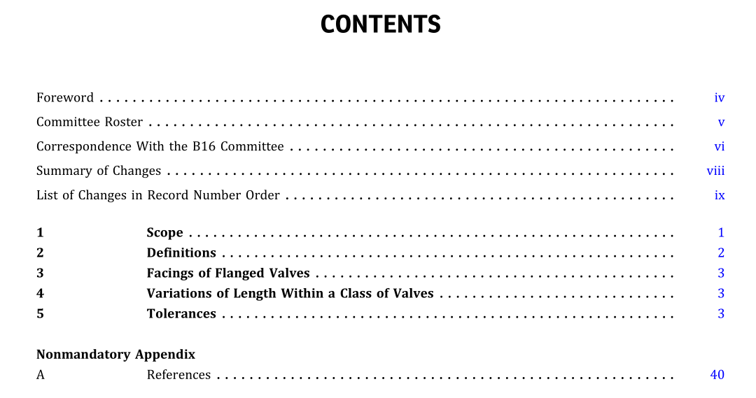 ASME B16.10:2022 pdf download