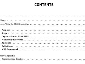 ASME MBE-1:2022 pdf download